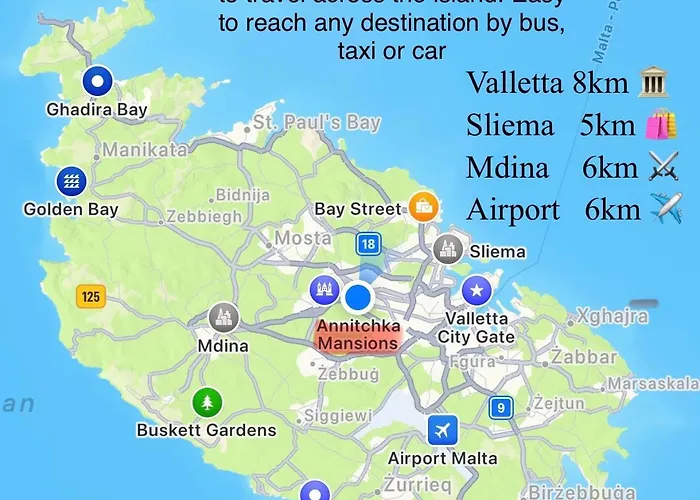 Διαμέρισμα Annitchka Mansions - Penthouse In Malta Μπιρκιρκάρα